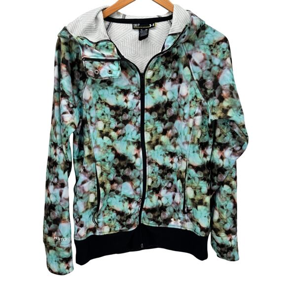 Under armour Jacket Womens Small ColdGear Infrared UA Storm Full Zip Hooded - Picture 1 of 12